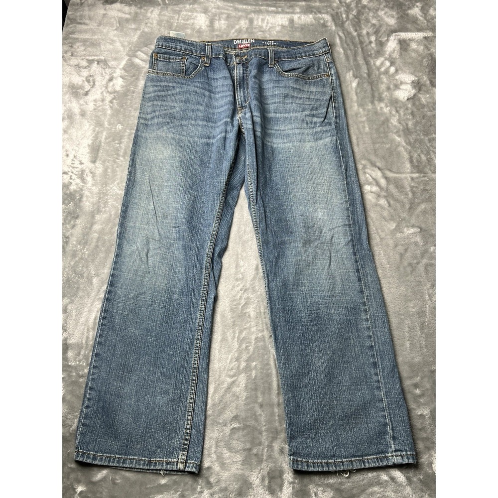 Levi's Jeans Men Size 38x30 Straight Dark Wash Blue Denim Denizen Relaxed Fit